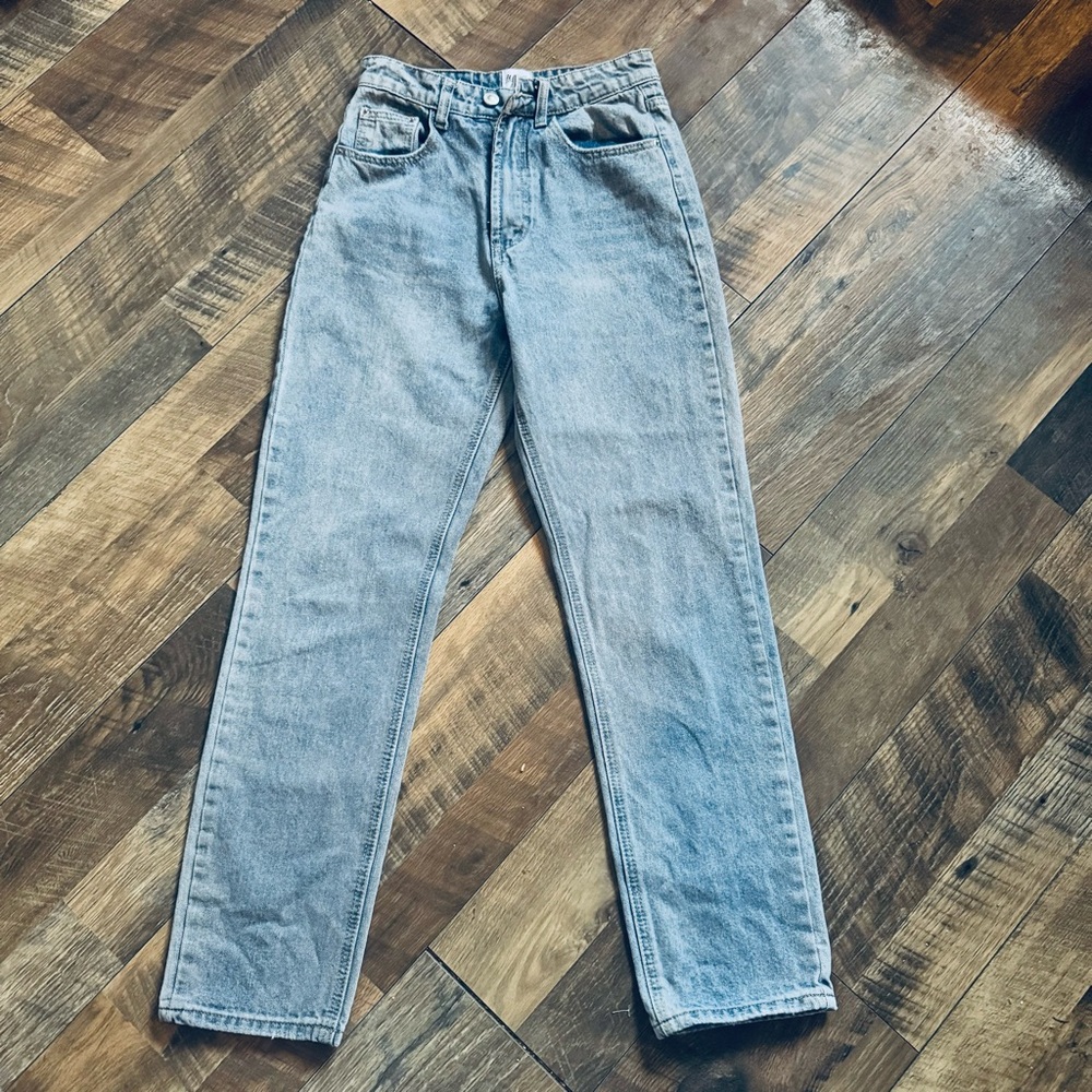 Princess Polly Light Blue High-Rise Jeans